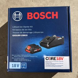 Bosch 18V Battery And Charger