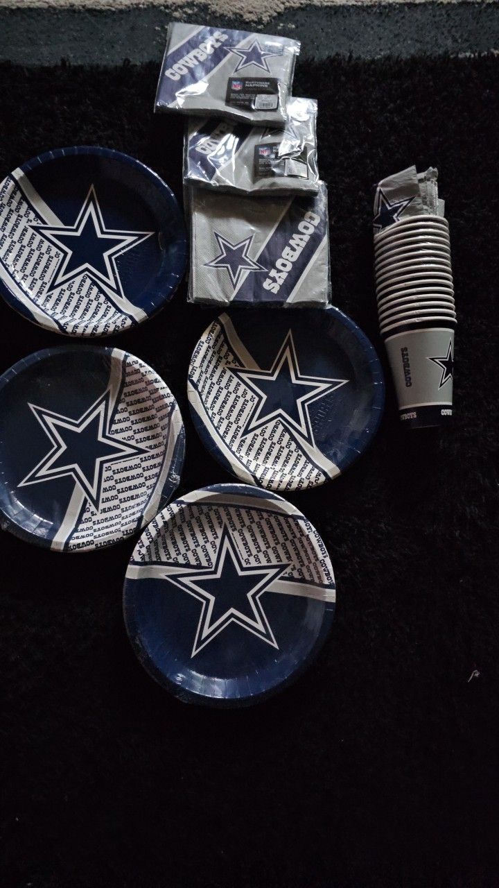Dallas Cowboys Party Plates