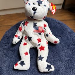 Ty Beanie Baby named "Glory With tag  Smoke free home