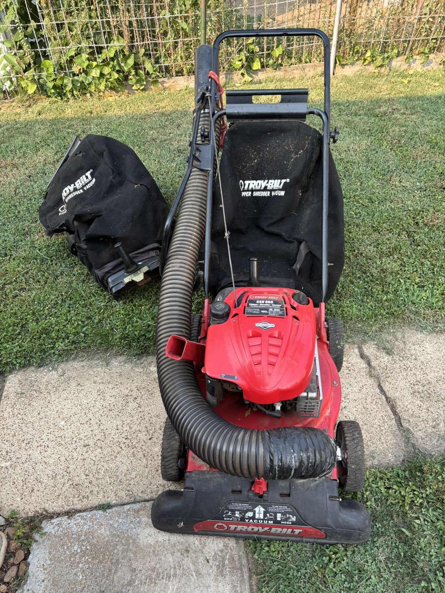 Tired Of Raking Leaves? Make An Offer On My Yard Vac. 