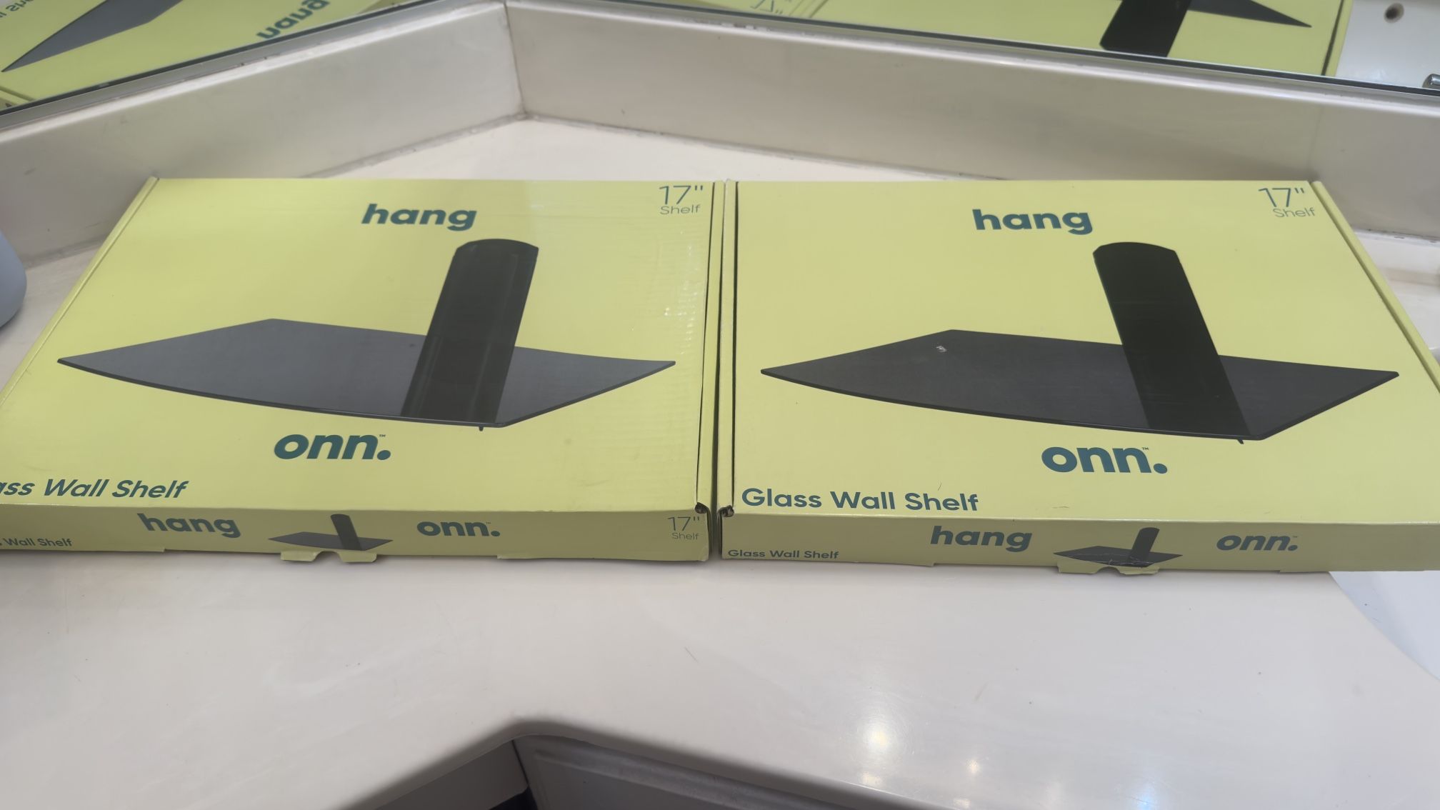 Glass Wall Shelves