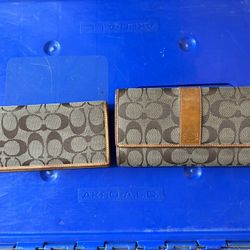 Coach Wallet And Check Book