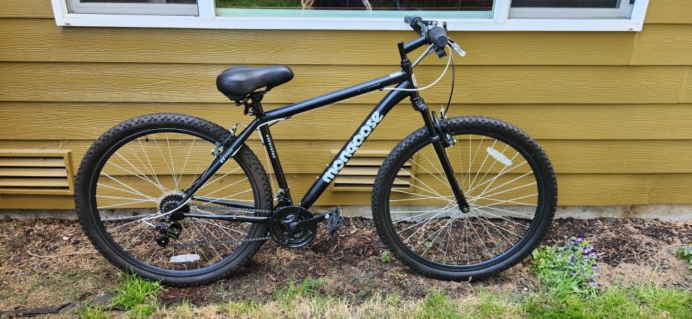 Mongoose Excursion Mountain Bike – 29” Tires – 21-Speed – For Tall Rider