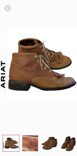 Ariat Lace Up Roper Boots Size 7.5