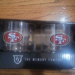 Brand New San Francisco 49ers Cigar Glasses