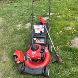 Lawn Mower Setup 