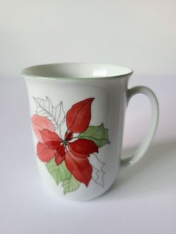 Watercolors Block Spal Poinsettia Mary Goertzen Coffee Mug Cup