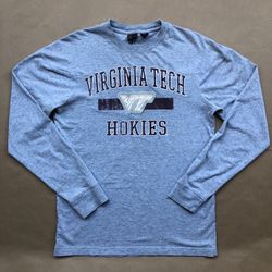 (Medium) Virginia Tech Long Sleeve Grey shirt