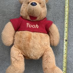 Disney Winnie the Pooh stuffed plush animal bear