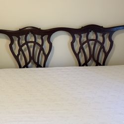 High End Queen Headboard And Mattress