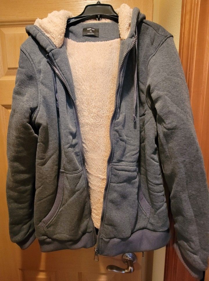 Sherpa Lined Hoodie, XXL