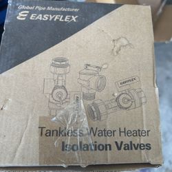 EasyFlex Tankless Water Heater Isolation Valve Kit – NEW