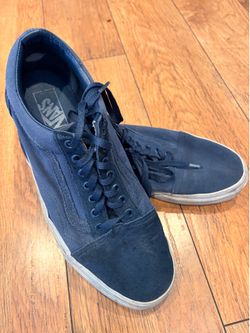 Vans Size 12 Blue Suede