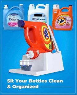 Laundry Detergent Holder Stand with Drip Tray