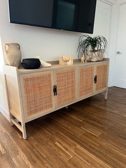 Pottery Barn Dolores Cane Buffet – 72”