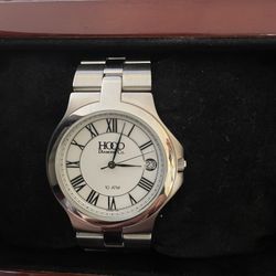 Silver Analog 10 ATM Swiss Technology Watch