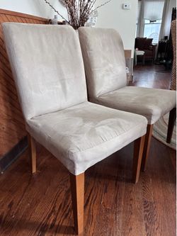 Beautiful, Suede Dining Chairs