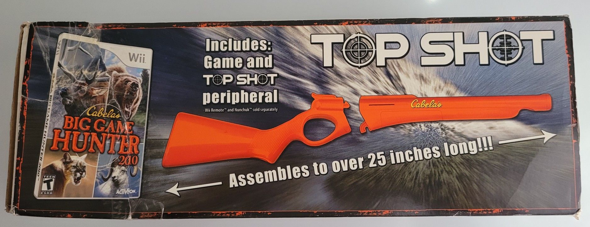 Cabela's Big Game Hunter 2010 Wii shotgun And Games