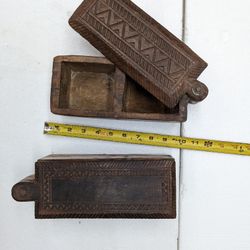 Handmade Wood Swing Lid Box 