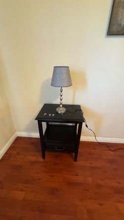 Nightstands and lamps