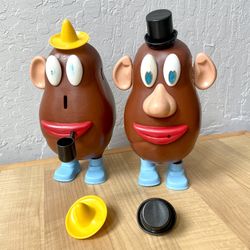 1970s Hasbro Romper Room Mr Potato Head x2 With Accessories