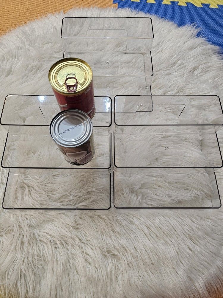 3 Tiered Adjustable Canned Goods Shelves for Kitchen Cabinet and Pantry Organization, 3 PCS Clear, The Original, Used Like New.
No issue, Smoke and p
