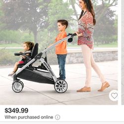Chicco Bravo Sit And Stand Double Stroller
