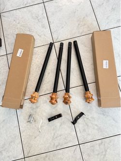 FREE! Brand New Curtain Rod Finials & Brackets