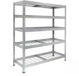 AR SHELVING NSF Series 5-Tier Galvanized Steel Garage Storage Shelving Unit in Silver, Wire Racks (47.2 in. W x 71 in. H x 18 in. D)=209