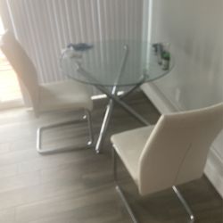 Coffe Table 2 Chairs Modern