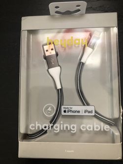 HEYDAY 4FT APPLE IPHONE/IPAD CHARGING CABLE
