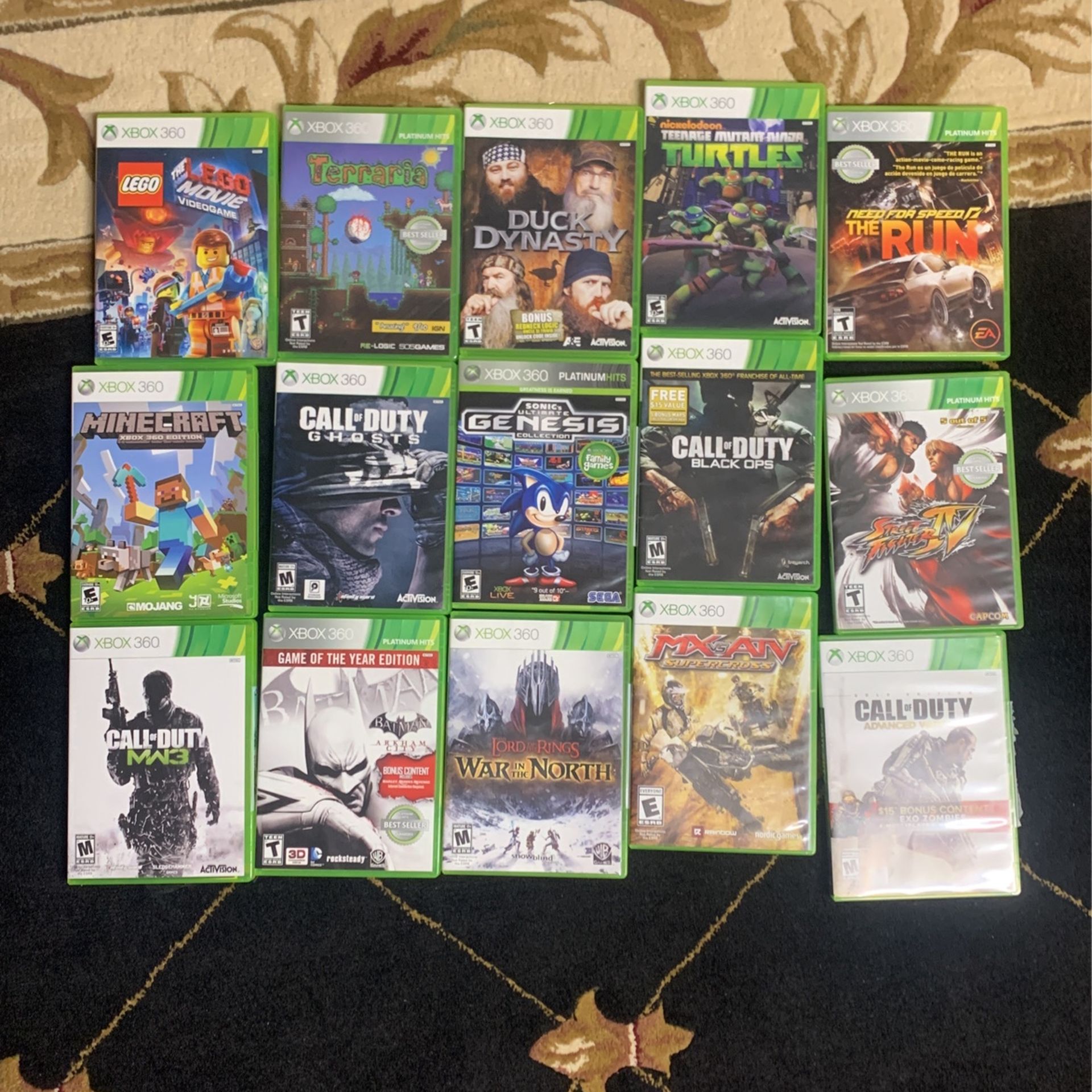 15 Xbox 360 Games