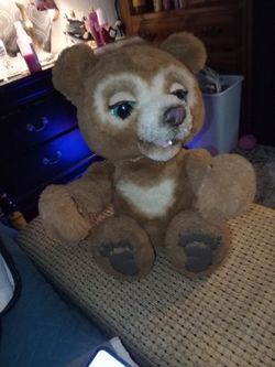 Vtg hasbro Fur real Cubby the curious bear