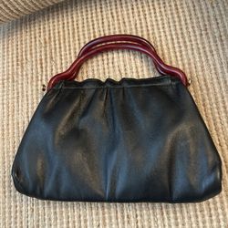 Vintage Tortoise Handle Handbag
