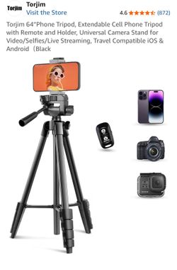 Trojim 64” Phone Tripod