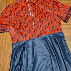 Diandian Didi XXL Homage Style Branded Above Knee Dress