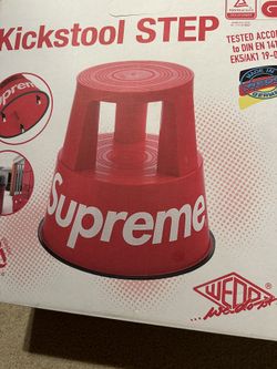 💯% Authentic Supreme Step Stool BLACK