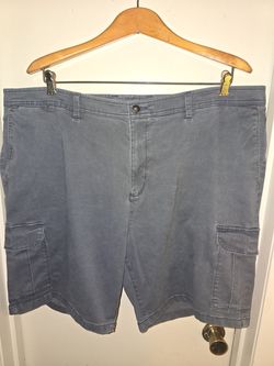 Tommy Bahama Cabo Coast Cargo Short Blue/Gray Chino Size 44 Cruise/Vacation