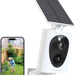 Solarflask 2K Solar Security Cameras Wireless Outdoor, Starlight Lens, Color