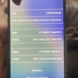 iPhone 14 Locked (for Parts) 