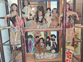 Porcelain doll collection