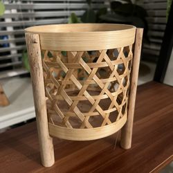 Wooden Plant Holder Stylish Decor