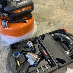 Air Compressor and Impact Tool Kit