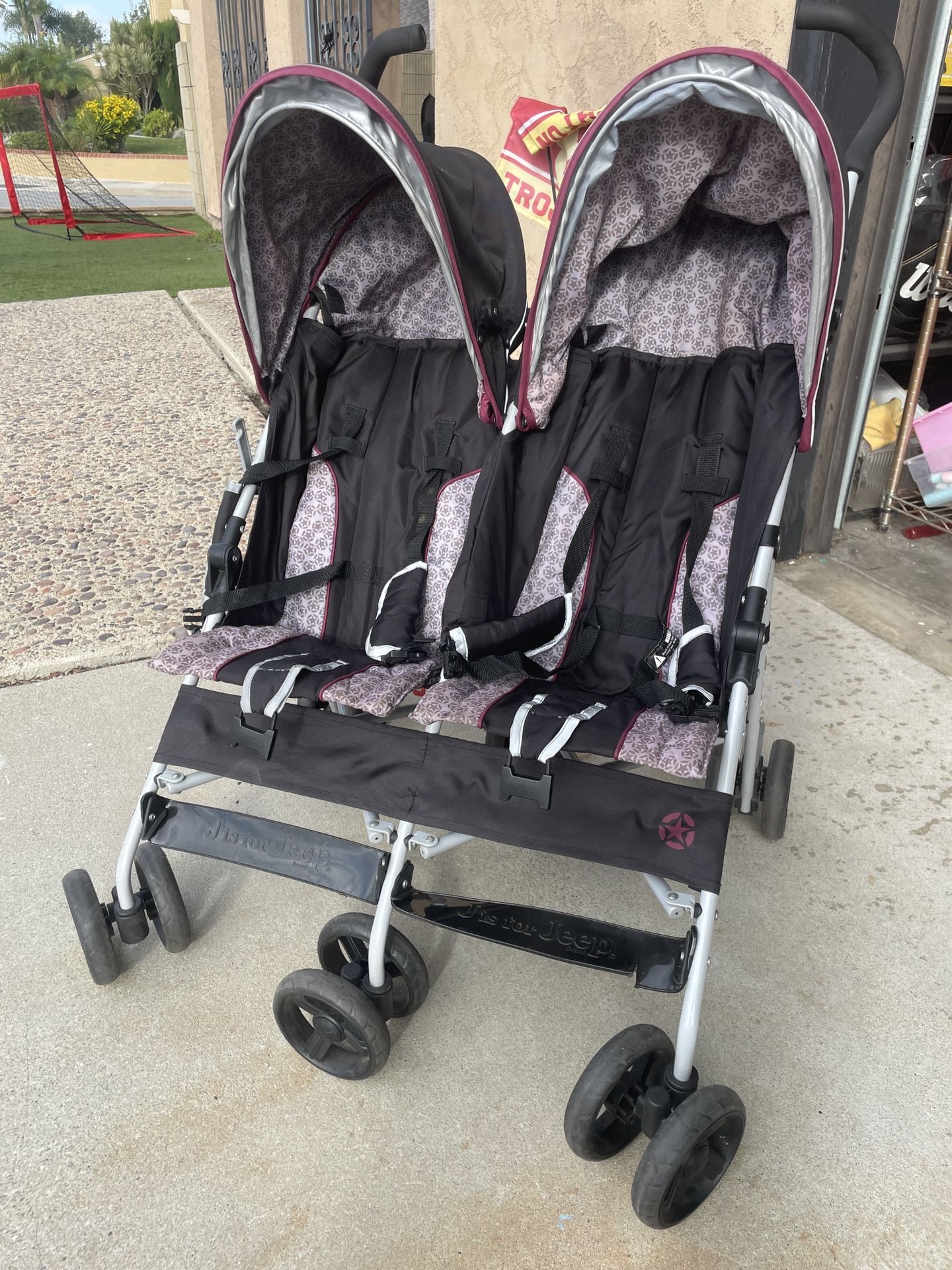 Double stroller - Jeep Brand 