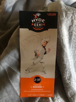 Toddler Rhino costume size 2/3T