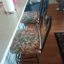 Rotating Metal Barstools