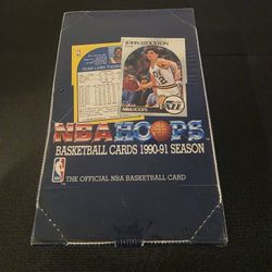 NBA HOOPS 90-91 SEALED BOX
