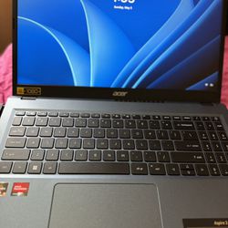 Acer 2023 Aspire 3 Thin/Light Laptop, 15.6” FHD IPS Touchscreen, AMD Ryzen 5, 480 GB, 8 GB RAM, Blue