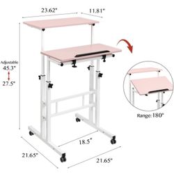  SIDUCAL Mobile Stand Up Desk In Perfect Condition!!