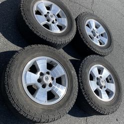 4 — 265/65r17 6x5.5 6x139.7 Stock TRD Tacoma 4runner Tundra Yukon Tahoe Wheels Rims Tires!